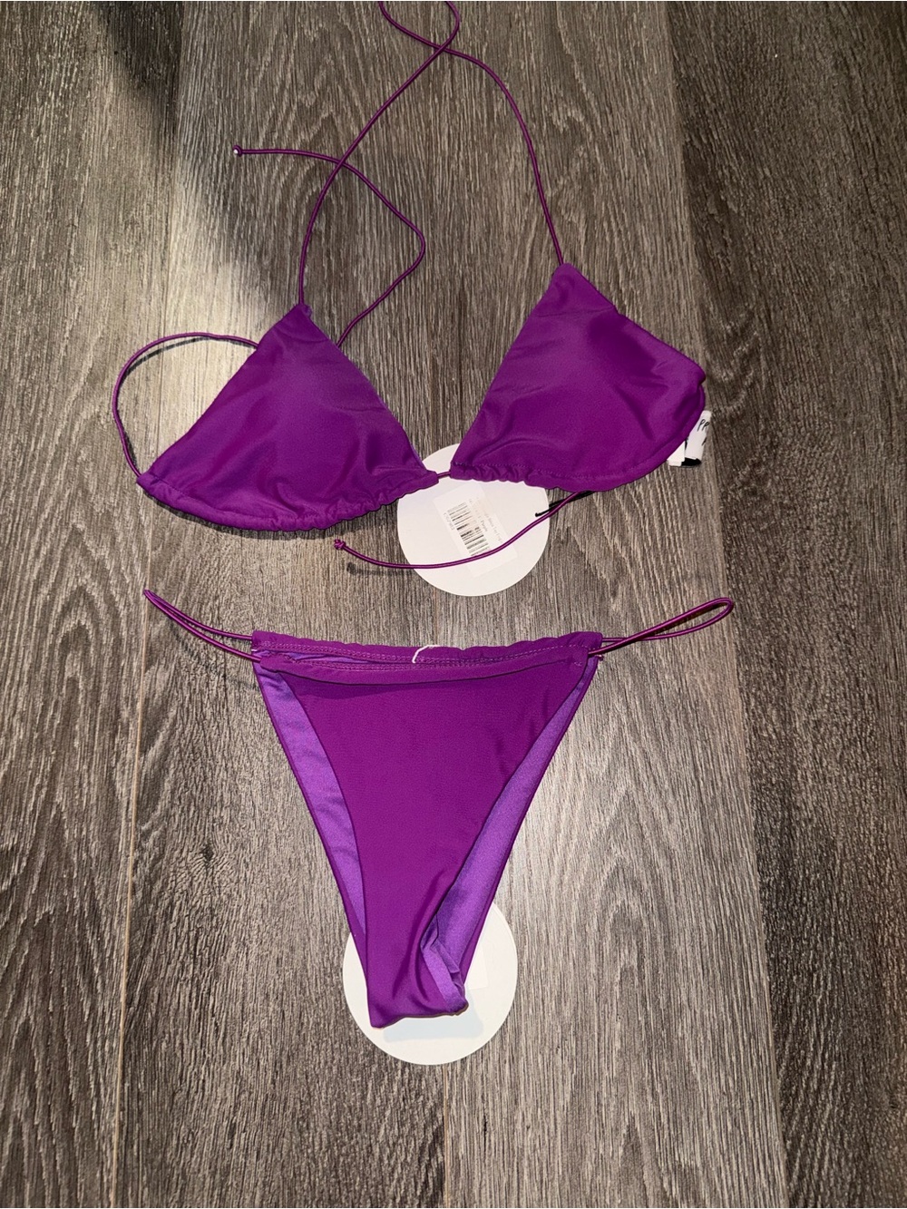 Princess Polly Vibrant Purple Triangle Bikini